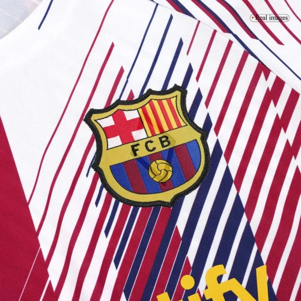 23-24 Barcelona Pre-Match Training Jersey - Image 4
