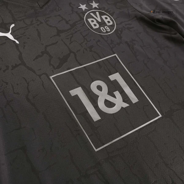 22-23 Borussia Dortmund All-Black Special Jersey - Image 6