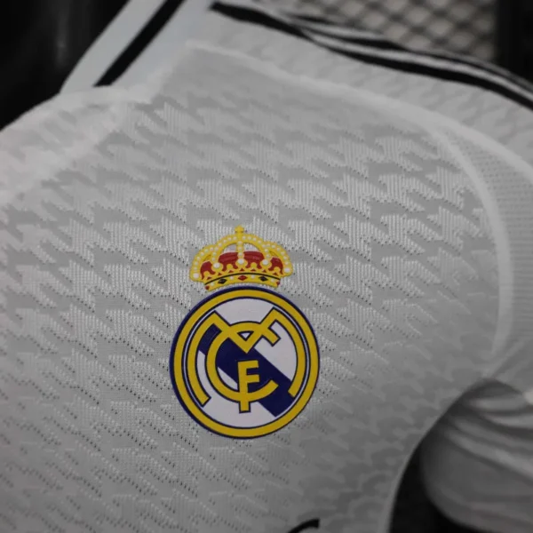 24-25 Real Madrid Home Soccer Jersey Player Version - Image 5