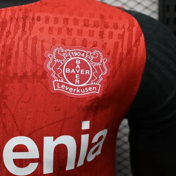 24-25 Bayer 04 Leverkusen Home Soccer Jersey Player Version - Image 5