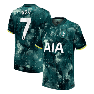 SON 7# Tottenham Hotspur Soccer Jersey Third Away Custom Shirt 2024-25
