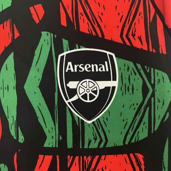 24-25 Arsenal Red&Green Windbreaker Jacket Football - Image 6