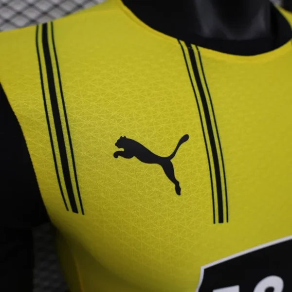 24-25 Borussia Dortmund Home Soccer Jersey Player Version - Image 5