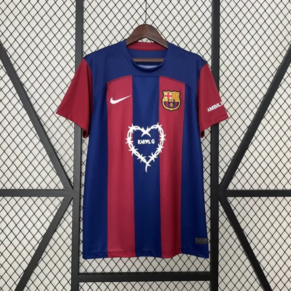 23-24 Barcelona Home KarolG Clásico Special Edition Kit Jerseys - Image 8