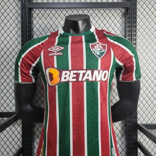2024/2025 Player Version Fluminense Home Football Shirt - Image 3