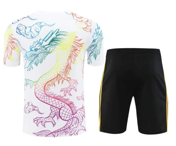 24-25 Real Madrid Training Wear White Suit Shirt - Image 2