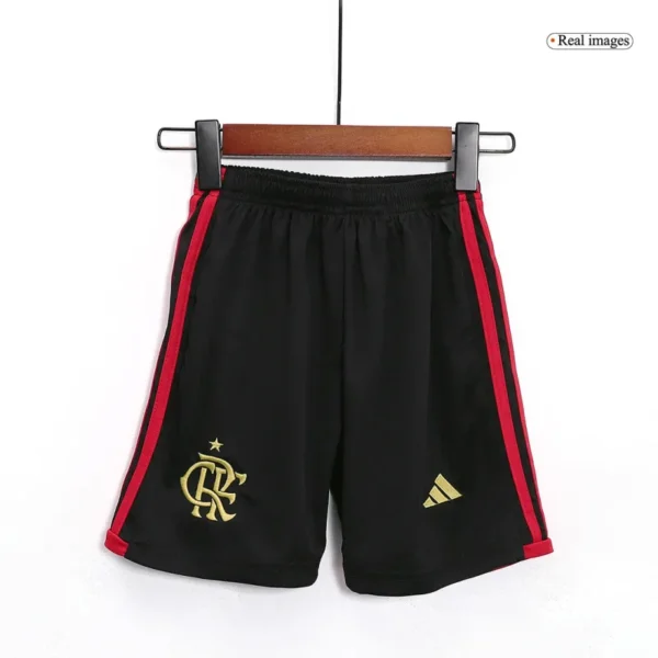 Kids CR Flamengo 2023/24 Away Jersey Kit - Image 5