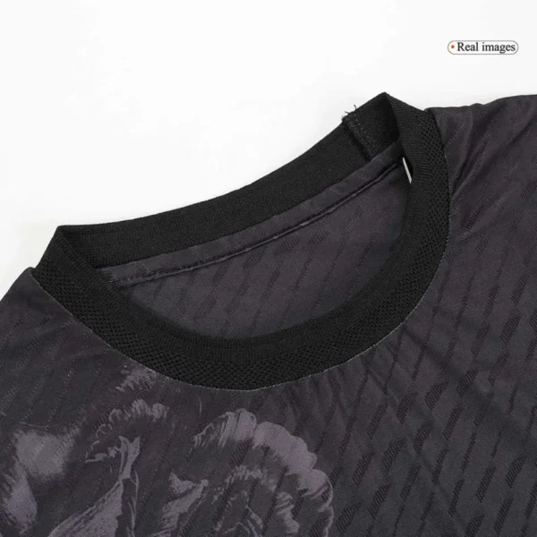 2023-24 Real Madrid Y-3 Fourth Jersey Black Player Version - Image 3