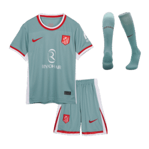 Kids Atletico Madrid Custom Away Full Soccer Kits 2024-25