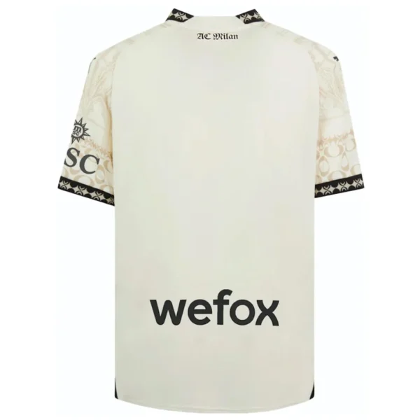 23-24 AC Milan x Pleasures Fourth Jersey Beige Shirt - Image 2