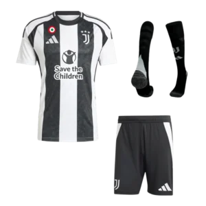 2024-25 Juventus Home Custom Full Soccer Kit -Save The Children