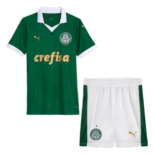 Kids SE Palmeiras Home Soccer Kits 2024-25