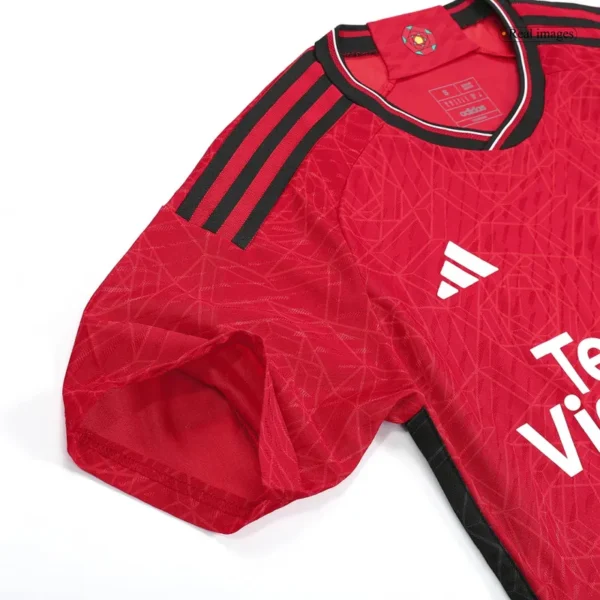 23-24 Manchester United Jersey Home Player Version - Image 9