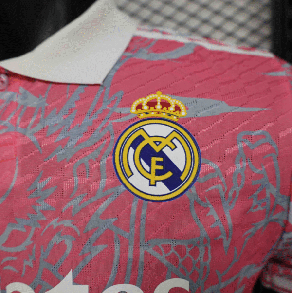 24-25 Real Madrid Pink Dragon Special Edition Player Version Shirt - Image 7