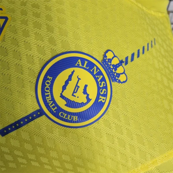 2023/24 Al Nassr Home Jersey Player Version - Image 4