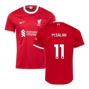 23-24 M.SALAH #11 VIRGIL #4 SZBOSZLAI #8 MAC ALLISTER #10 Liverpool Home Jersey