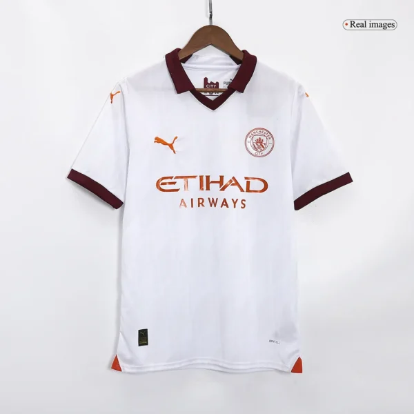 2023/24 Manchester City Away Kit Jersey+Shorts - Image 2