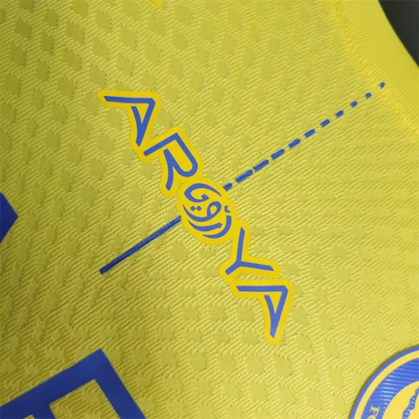 2023/24 Al Nassr Home Jersey Player Version - Image 6