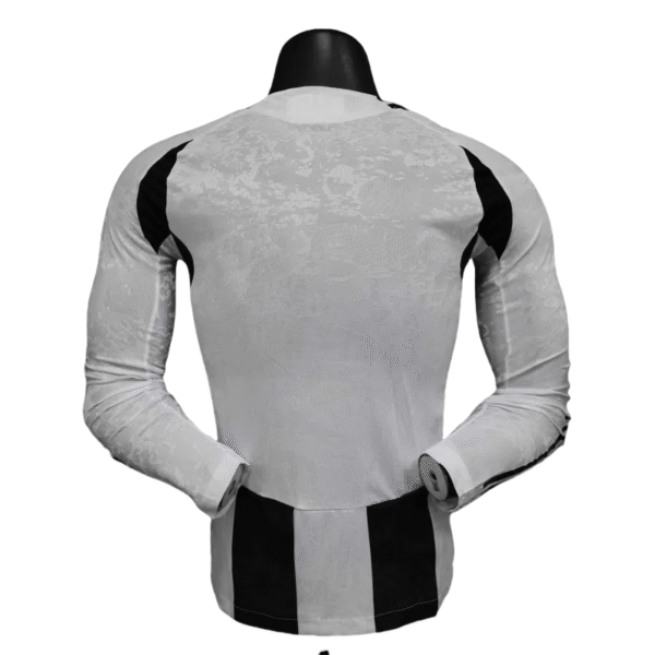 24-25 Juventus Home Soccer Jersey Player Version Long Sleeve - Image 2