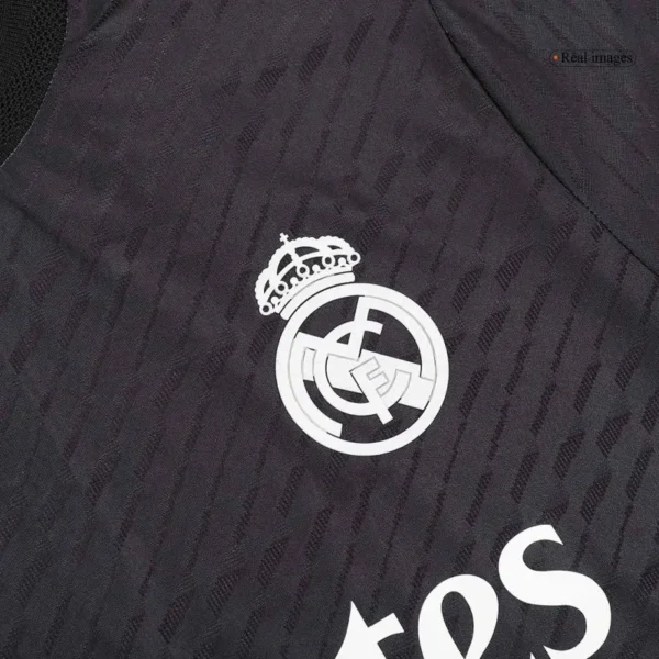 2023-24 Real Madrid Y-3 Fourth Jersey Black Player Version - Image 5