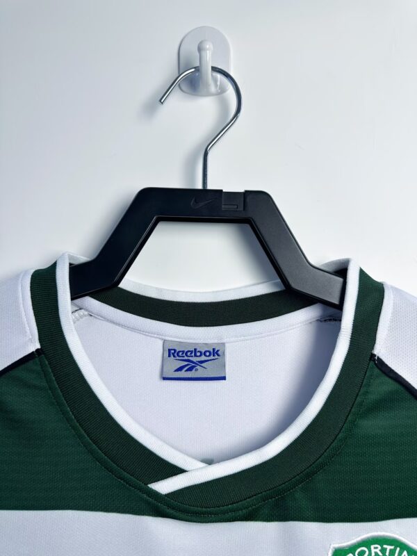 Sporting Lisbon Retro Home Long sleeve Jersey 2003-04 - Image 9