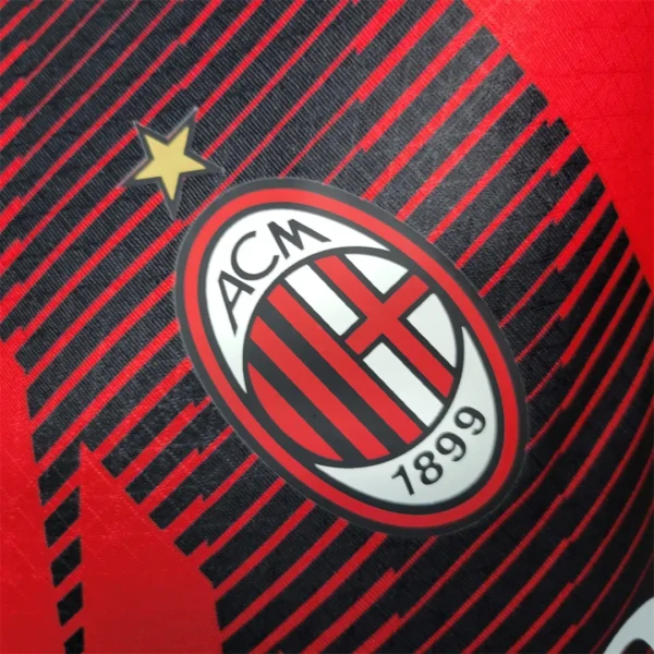 23-24 AC Milan Jersey Home Player Version - Image 6