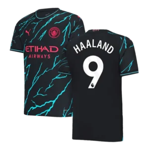 2023/24 HAALAND #9 DE BRUYNE #17 J.ALVAREZ #19 FODEN #47 Manchester City Third Away Jersey