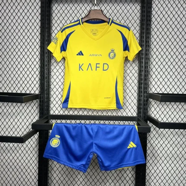 2024-25 Kids Al Nassr Home Kit Jersey+Shorts - Image 3