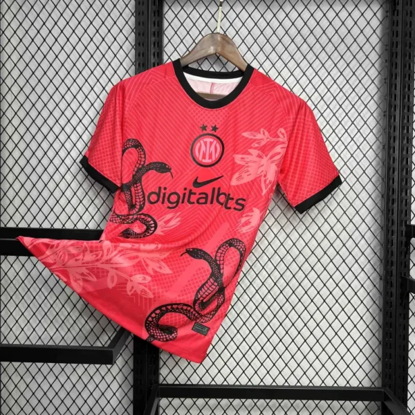 24-25 Inter Milan Red Special Edition Kit Jersey - Image 3