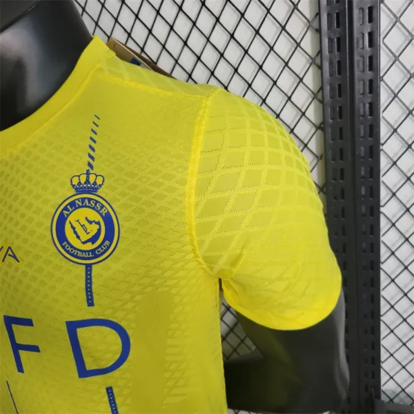 2023/24 Al Nassr Home Jersey Player Version - Image 7