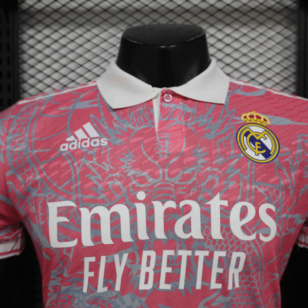 24-25 Real Madrid Pink Dragon Special Edition Player Version Shirt - Image 5