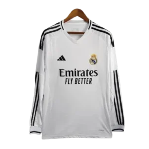 24-25 Real Madrid Home Long Sleeve Replica Jersey