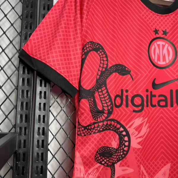 24-25 Inter Milan Red Special Edition Kit Jersey - Image 5