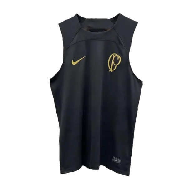 Corinthians 2023/24 Training Vest Black Replica - Image 3
