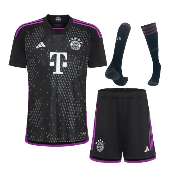 23-24 Bayern Munich Away Whole Kit （Jersey+Shorts+Socks）