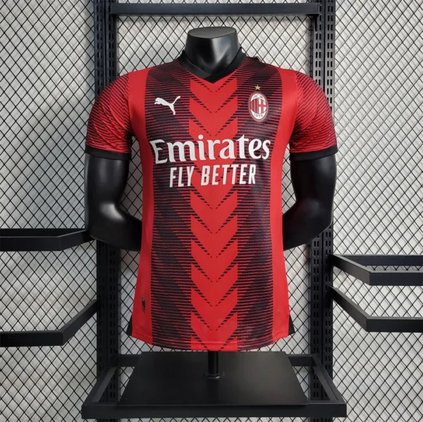 23-24 AC Milan Jersey Home Player Version - Image 3