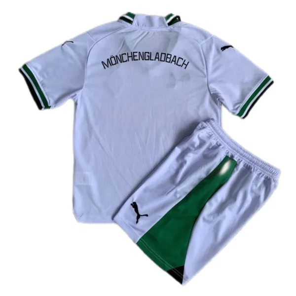 23-24 Kids Borussia Mönchengladbach Home Kit Shirt+Short - Image 2