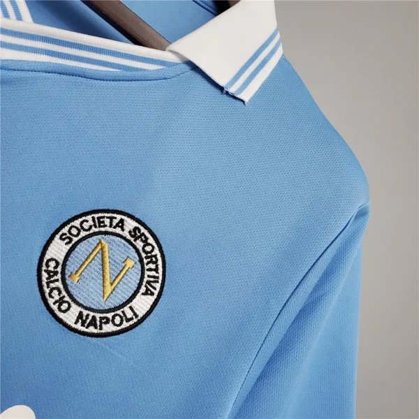 1986/87 Napoli Retro Jersey Home - Image 5