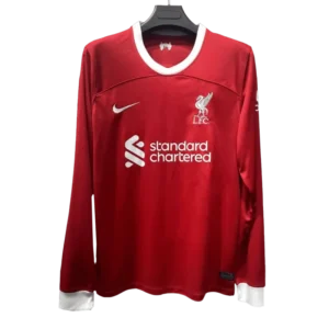 23-24 Liverpool Home Long Sleeve Jersey