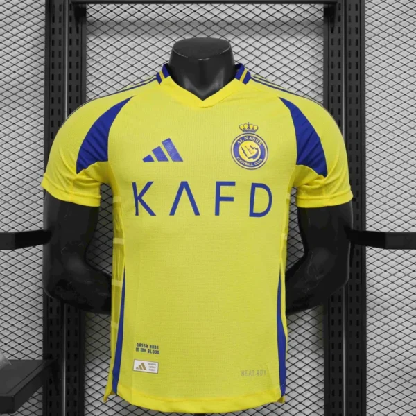 2024-25 Al Nassr Home Jersey Player Version - Image 3