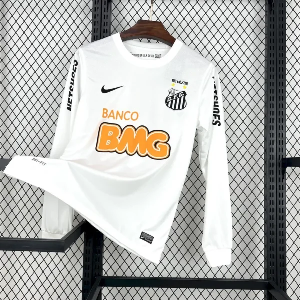 Santos FC Retro Jersey Home Long Sleeves 2012-13 - Image 3