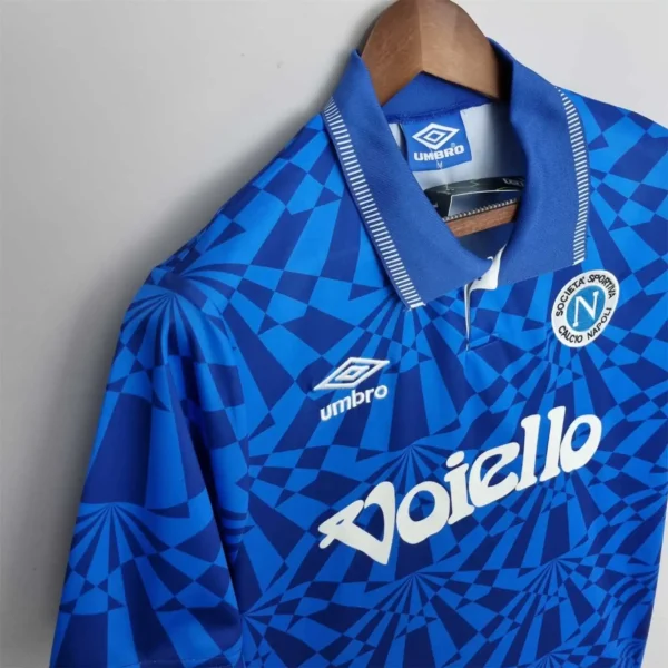 1991/93 Napoli Retro Jersey Home - Image 8