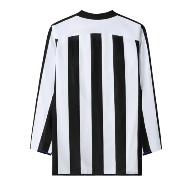 Newcastle United Retro Long Sleeve Jersey Home 2003-04 - Image 2