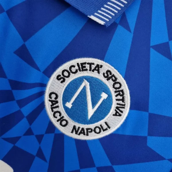 1991/93 Napoli Retro Jersey Home - Image 4